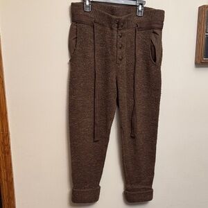 Free People Brown Knit pants